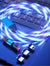 540 Rotate Luminous Magnetic Cable 3A Fast Charging Mobile Phone Charge Cable For LED Micro USB Type C For I Phone Cable
